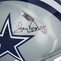 Casque Riddell Speed ​​authentique autographié par Tony Dorsett des Cowboys de Dallas