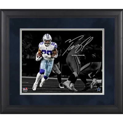Tony Pollard Dallas Cowboys Fanatics Authentic Facsimile Signature Framed 11" x 14" Spotlight Photograph