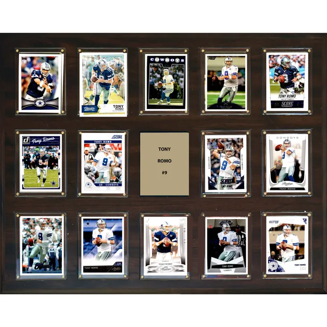 : NFL Tony Romo Dallas Cowboys 8 Card Plaque : Sports