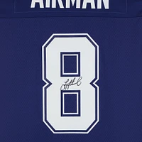 Maillot Mitchell & Ness Navy Legacy 1995 autographié par Troy Aikman des Cowboys de Dallas