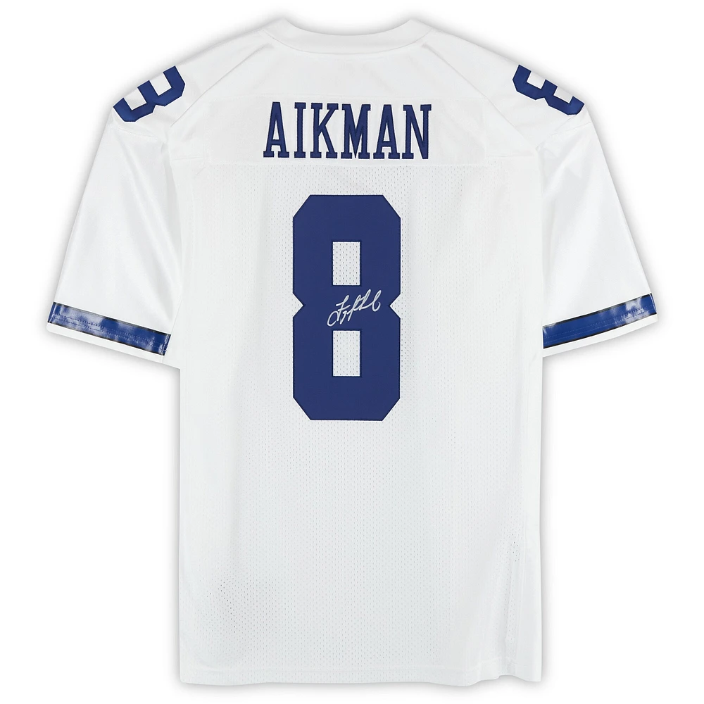 Troy Aikman Dallas Cowboys Autographed 2000 Mitchell & Ness White Authentic Jersey 