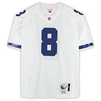 Troy Aikman Dallas Cowboys Autographed 2000 Mitchell & Ness White Authentic Jersey 