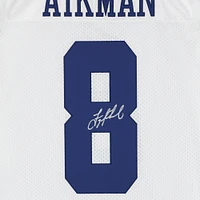 Troy Aikman Dallas Cowboys Autographed 2000 Mitchell & Ness White Authentic Jersey 