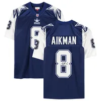 Fanatics Authentic Troy Aikman Dallas Cowboys Autographed Blue Alternate Mitchell & Ness Authentic Jersey