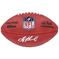 Troy Aikman Dallas Cowboys Ballon de football Duke en couleur autographié