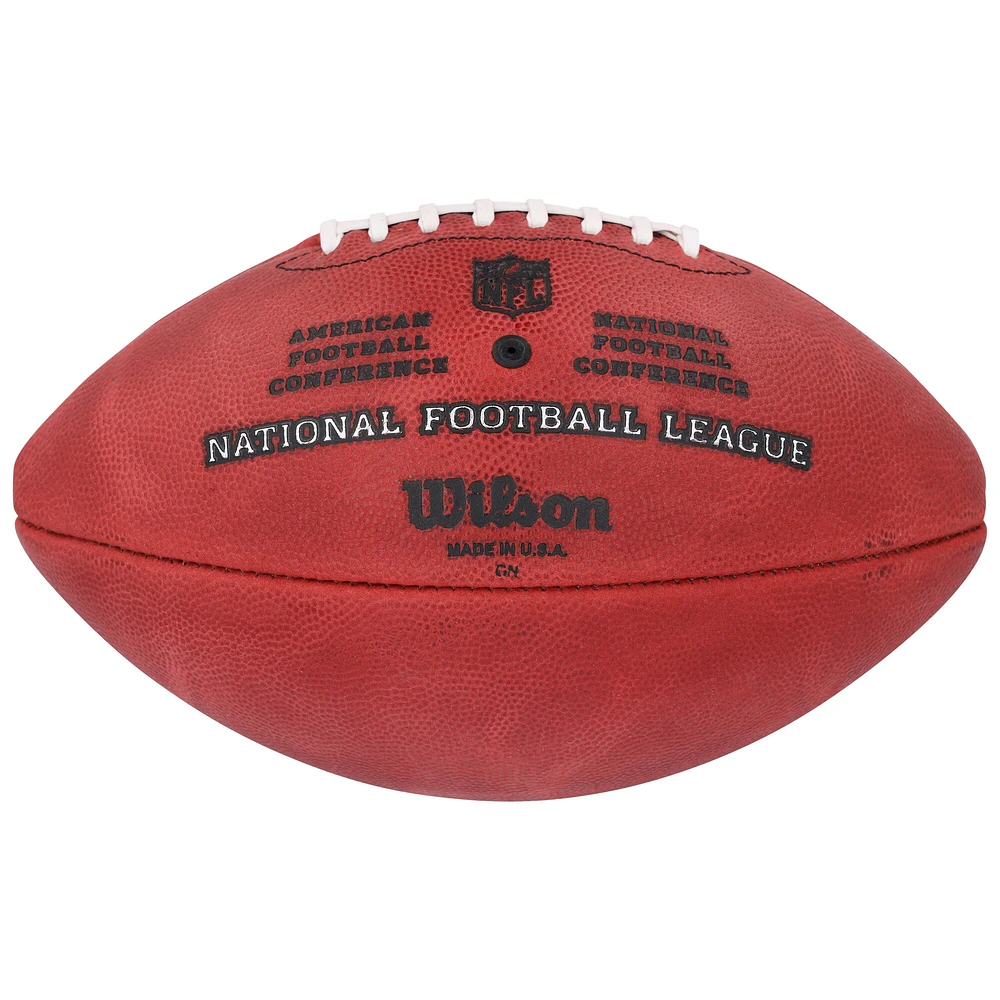 Troy Aikman Dallas Cowboys Ballon de football Duke en couleur autographié