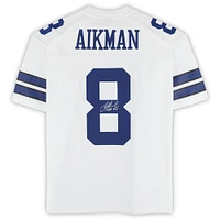 Troy Aikman Dallas Cowboys Autographed Mitchell & Ness White Legacy Jersey with "HOF 06" Inscription