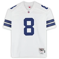 Troy Aikman Dallas Cowboys Autographed Mitchell & Ness White Legacy Jersey with "HOF 06" Inscription