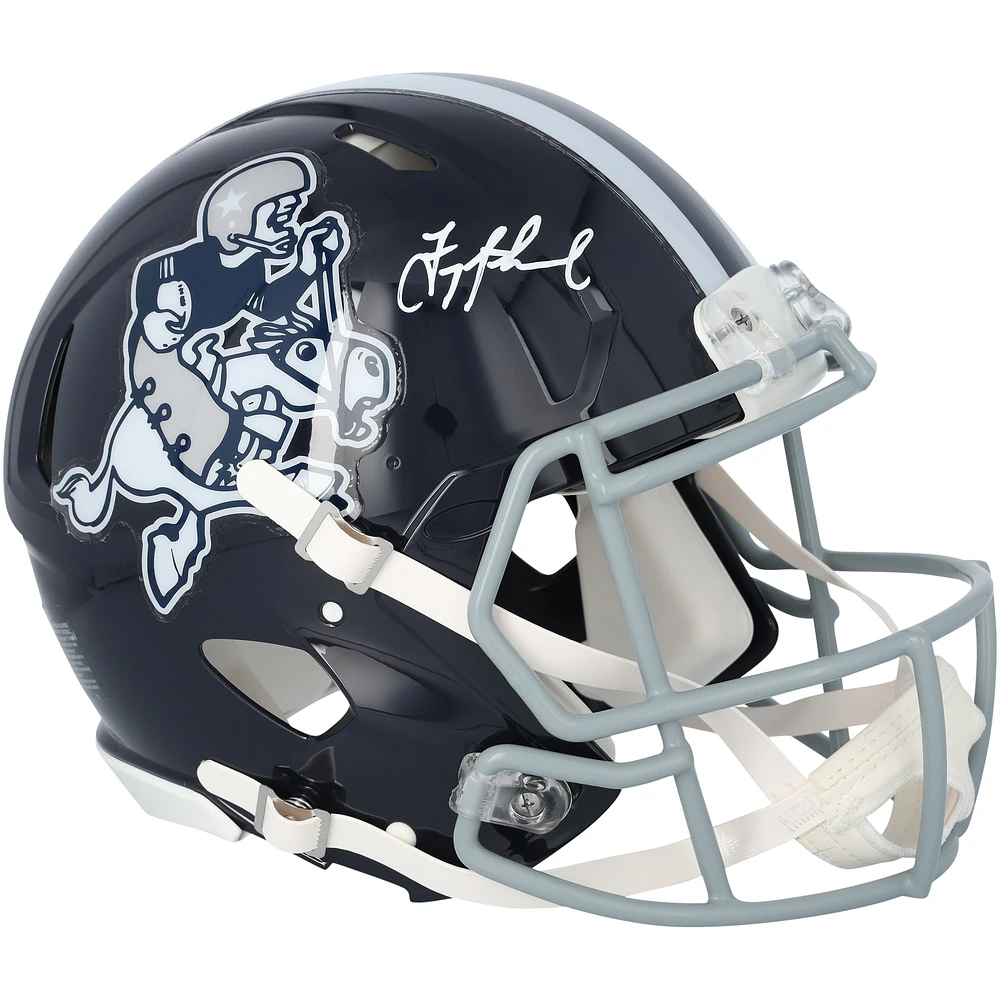 Troy Aikman Dallas Cowboys Autographed Riddell Cowboy Joe Speed Authentic Helmet