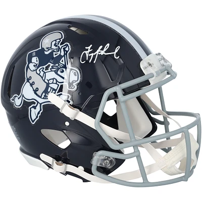 Troy Aikman Dallas Cowboys Autographed Riddell Cowboy Joe Speed Authentic Helmet 
