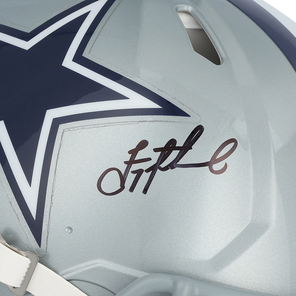 Troy Aikman Dallas Cowboys Autographed Riddell Speed Authentic Helmet 