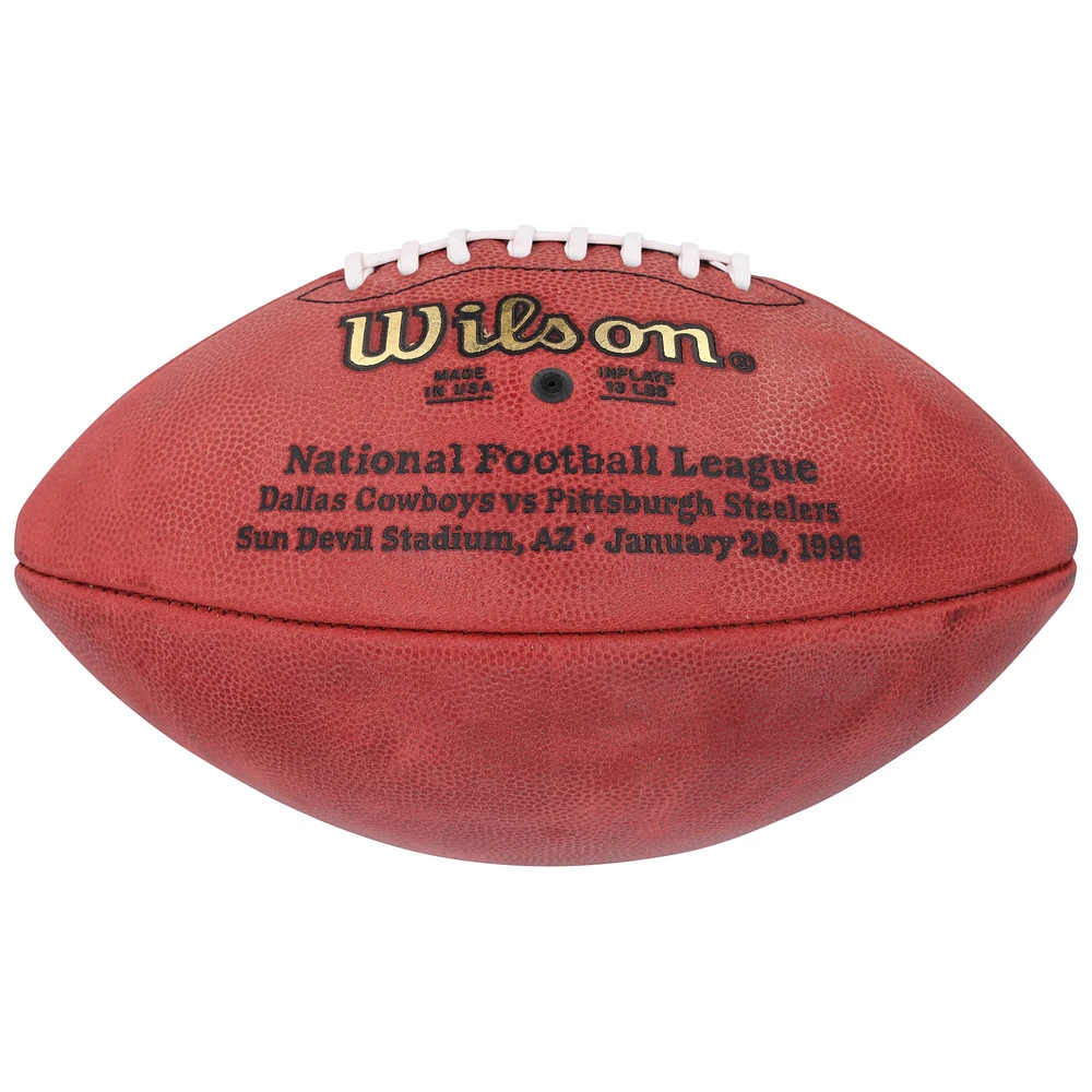 Troy Aikman Dallas Cowboys Autographed Super Bowl XXX Football 