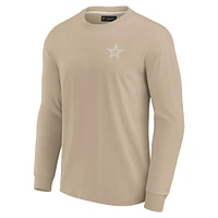 Unisex Fanatics Khaki Dallas Cowboys Elements Super Soft Long Sleeve T-Shirt