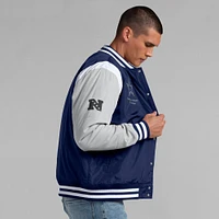 Veste unisexe Fanatics bleu marine Dallas Cowboys Elements Elite à boutons-pression