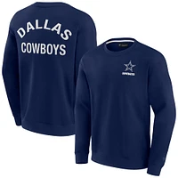 Unisex Fanatics Navy Dallas Cowboys Elements Super Soft Pullover Sweatshirt