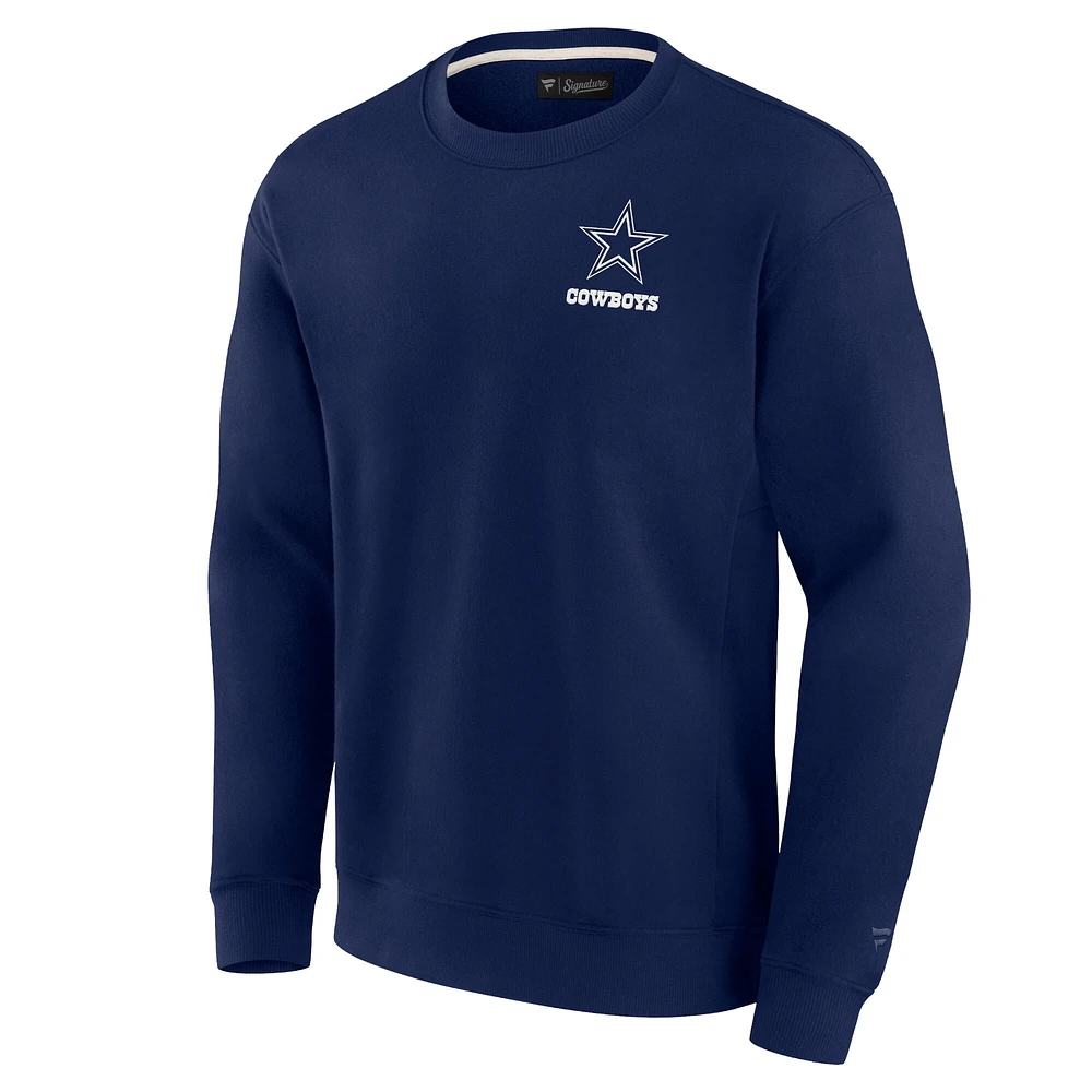Unisex Fanatics Navy Dallas Cowboys Elements Super Soft Pullover Sweatshirt