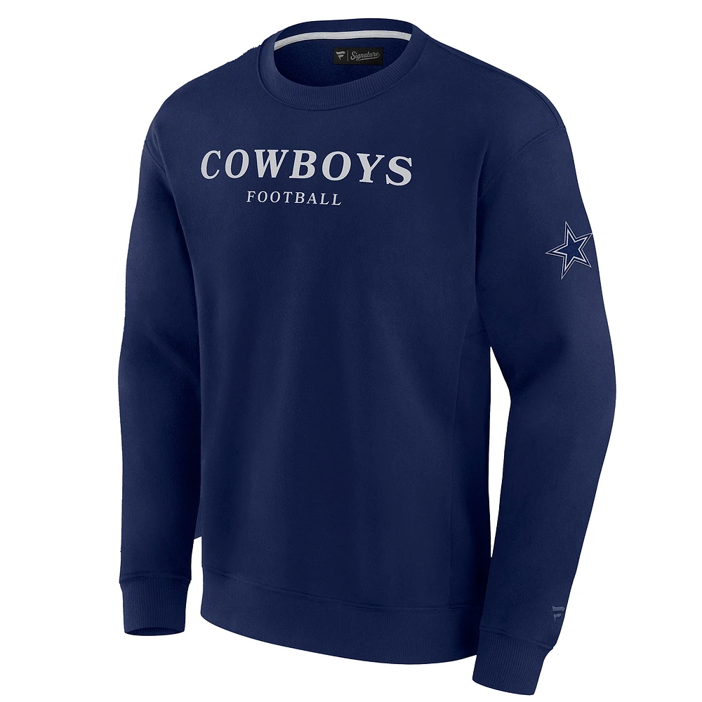 Sweat-shirt en polaire unisexe Fanatics bleu marine Dallas Cowboys Elements Unlimited