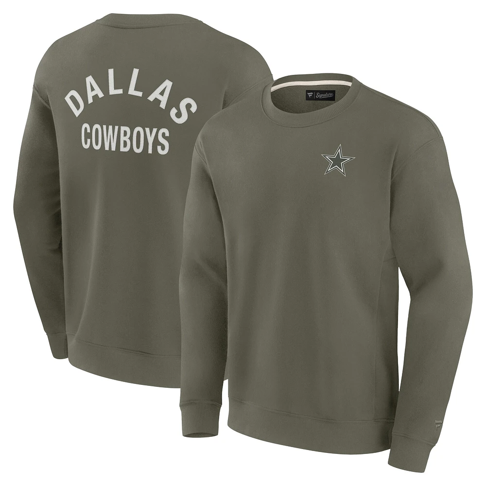 Sweat-shirt unisexe Fanatics Olive Dallas Cowboys Elements ultra doux