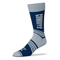 Chaussettes unisexe For Bare Feet bleu marine Dallas Cowboys Go Team