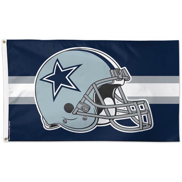 WinCraft Dallas Cowboys 3' x 5' Casque Deluxe - Drapeau simple face