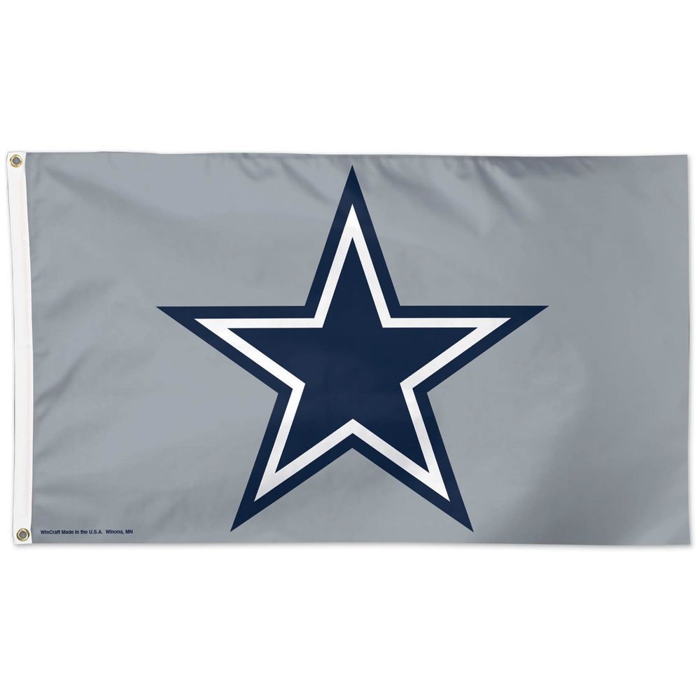 WinCraft Dallas Cowboys 3' x 5' Logo Deluxe - Single-Sided Flag