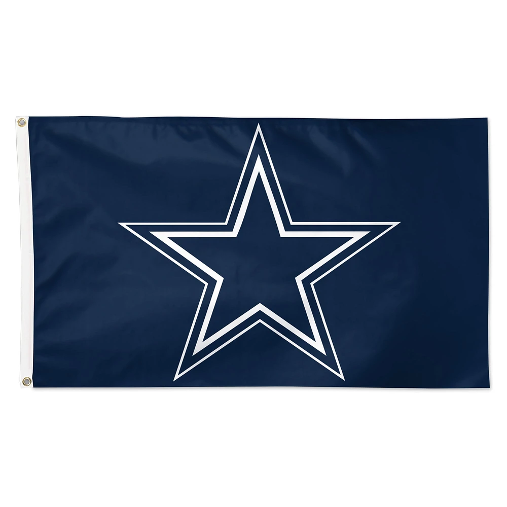 WinCraft Dallas Cowboys 3' x 5' Drapeau simple face avec logo principal