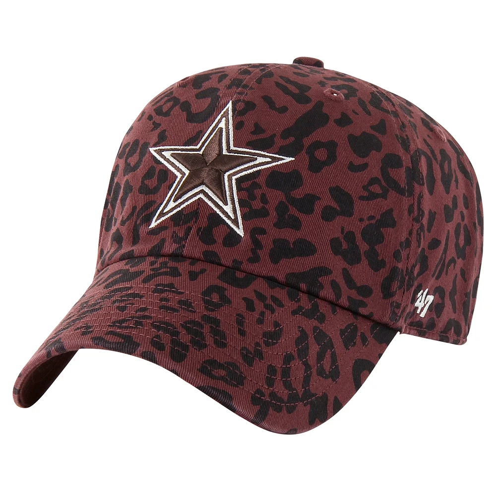 Women's '47  Brown Dallas Cowboys Tawny Clean Up Adjustable Hat