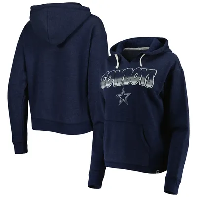 Women's Antigua Navy Dallas Cowboys Victory Logo Pullover