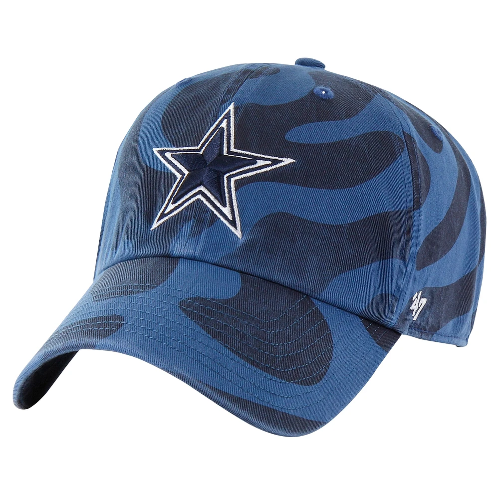 Casquette réglable Freeform Clean Up '47 Blue Dallas Cowboys pour femmes