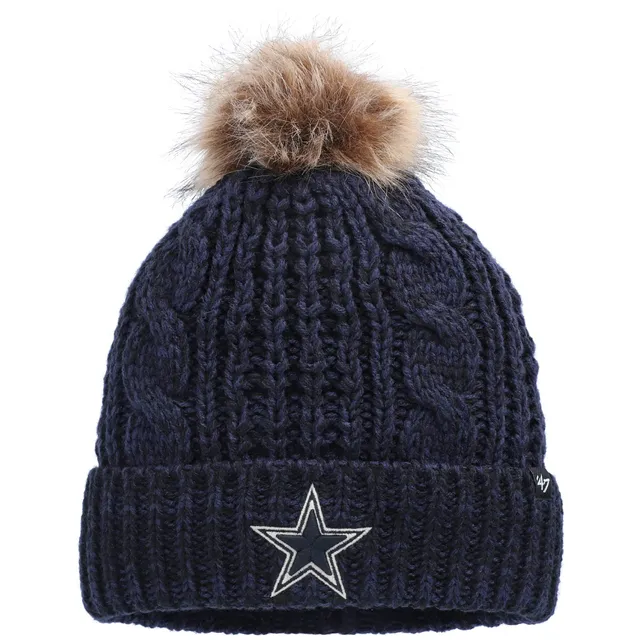 Dallas Cowboys Infant Football Head Knit Hat with Pom - Brown