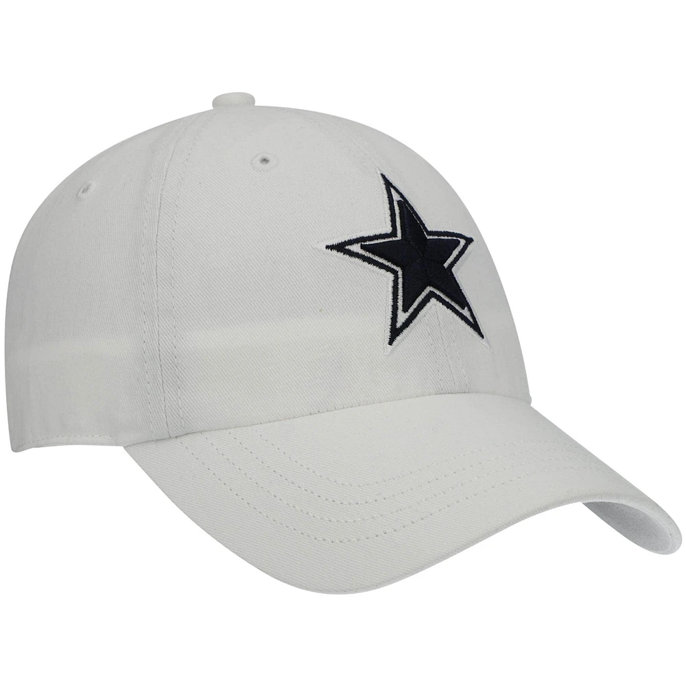 Women's '47 White Dallas Cowboys Miata Clean Up Adjustable Hat