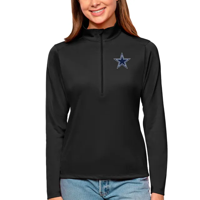 Lids Dallas Cowboys Antigua Tonal Logo Tribute Quarter-Zip