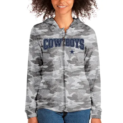 Dallas Cowboys Antigua Women's Team Absolute Full-Zip Hoodie - Camo