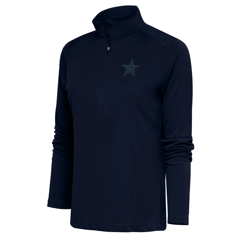 Lids Dallas Cowboys Antigua Women's Tonal Logo Tribute Half-Zip