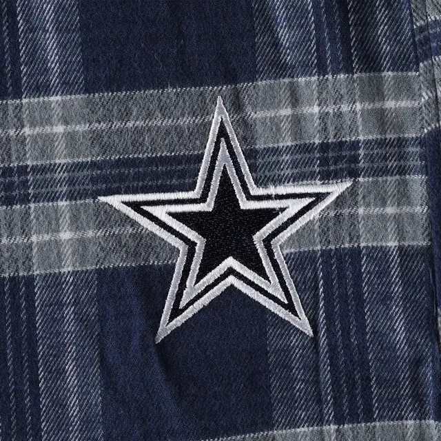 Dallas Cowboys Lodge Flannel Sleep Set Men Concepts Sport Navy/Gray