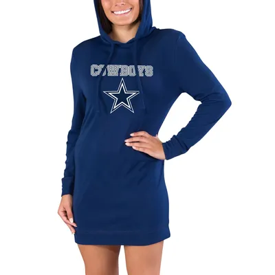 Lids Women's Dallas Cowboys Concepts Sport Gather Long Sleeve Top & Shorts  Set - Navy