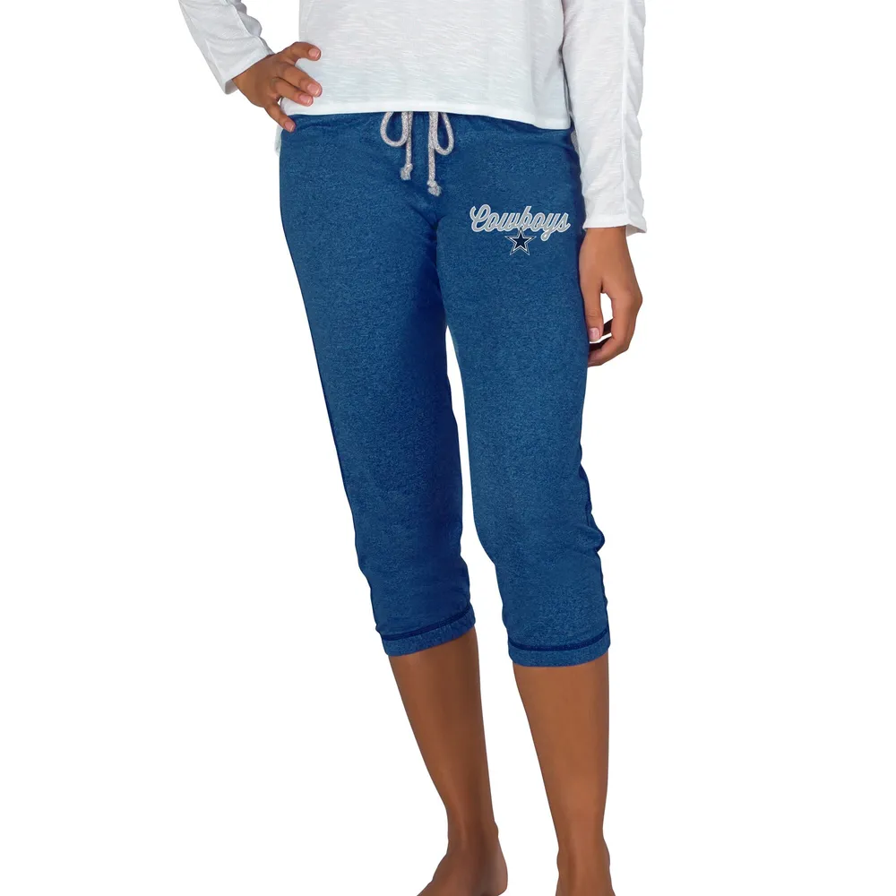 Lids Women's Dallas Cowboys Concepts Sport Quest Knit Capri Pants