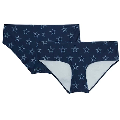 Culotte en tricot à imprimé intégral Dallas Cowboys Record pour femme Concepts Sport Navy