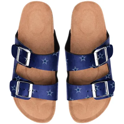 Dallas Cowboys Women's Mini Print Double Buckle Sandal