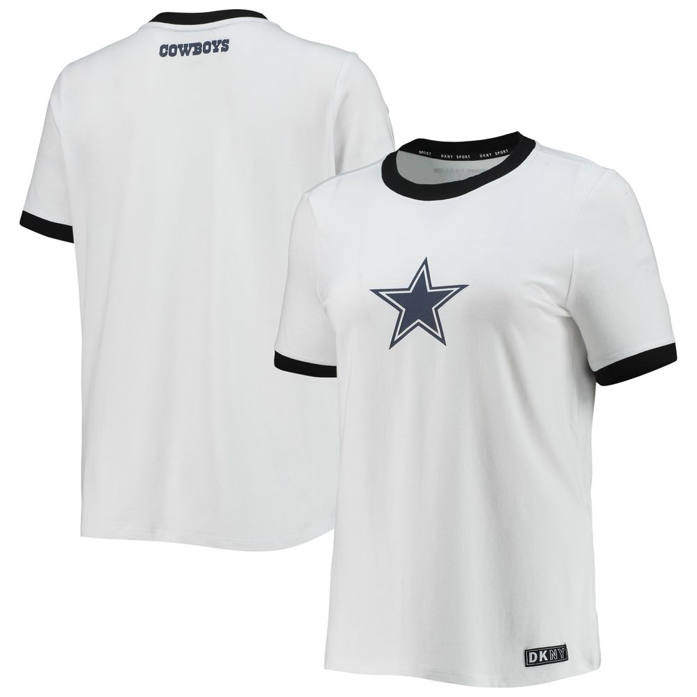 DKNY Sport Women's DKNY Sport White Dallas Cowboys Charlotte Tri-Blend T- Shirt