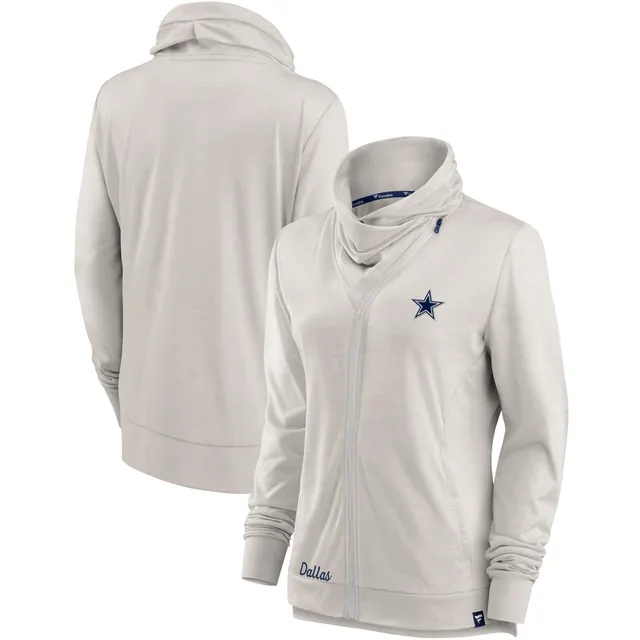 Lids Dallas Cowboys Fanatics Branded Women's Colorblock Primary Logo Pullover  Sweatshirt - White