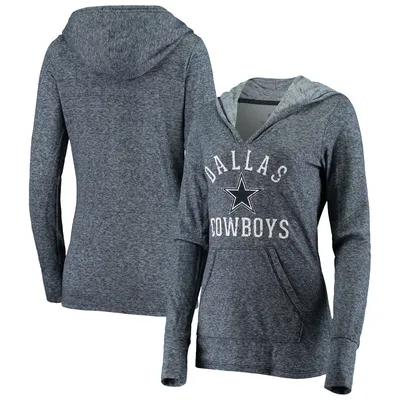 Dallas Cowboys Fanatics Branded Women's Lock It Down Pullover Hoodie -  Navy/White