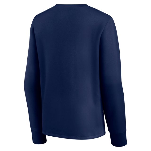 Cowboys High Neck Sweatshirt - Navy