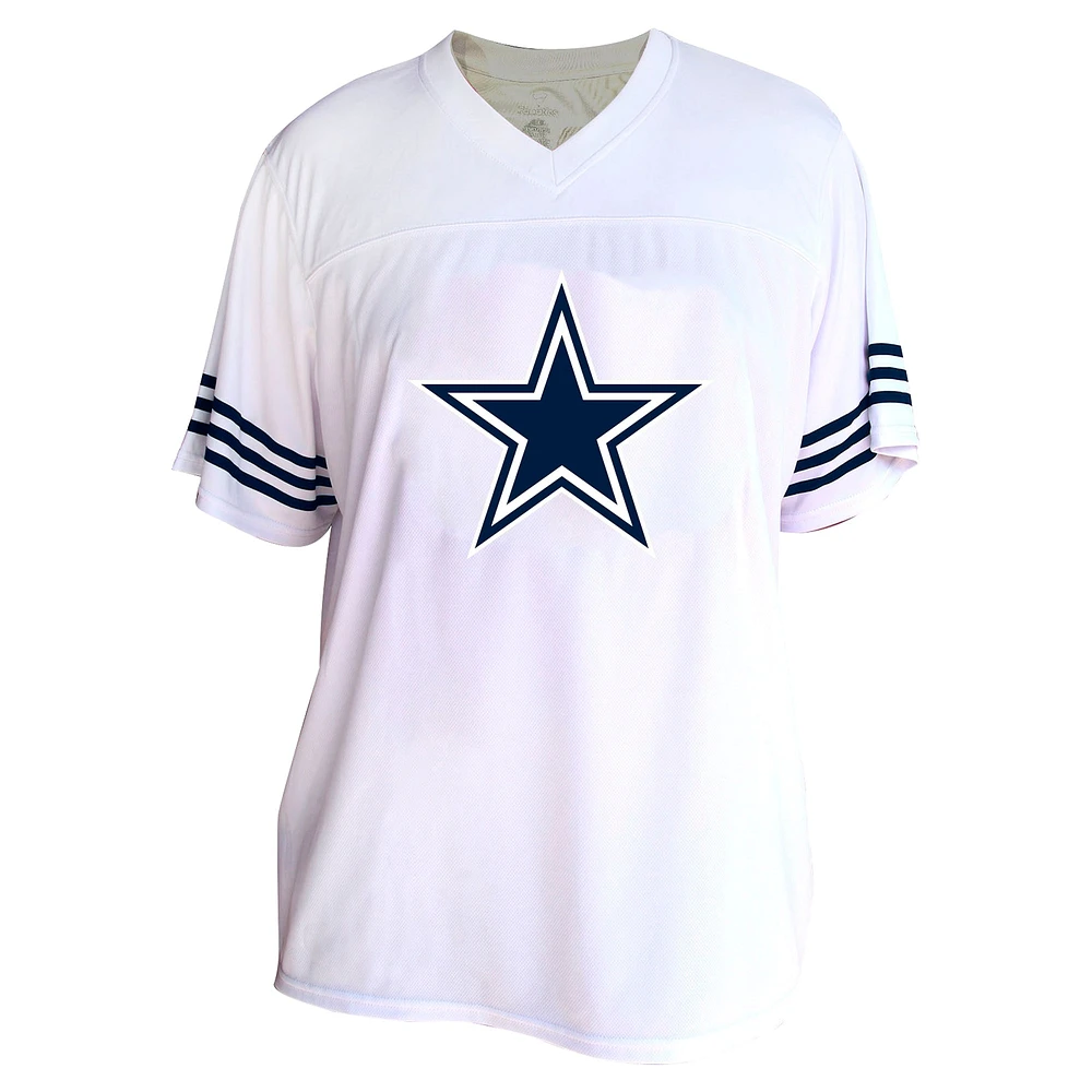 Women's Fanatics Micah Parsons White Dallas Cowboys Plus Fashion Jersey