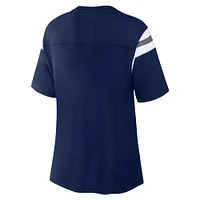 Women's Fanatics Navy Dallas Cowboys Earned Stripes T-Shirt