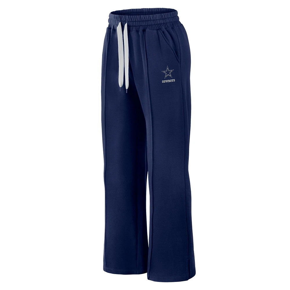 Women's Fanatics Navy Dallas Cowboys Elements Fleece Sweatpants