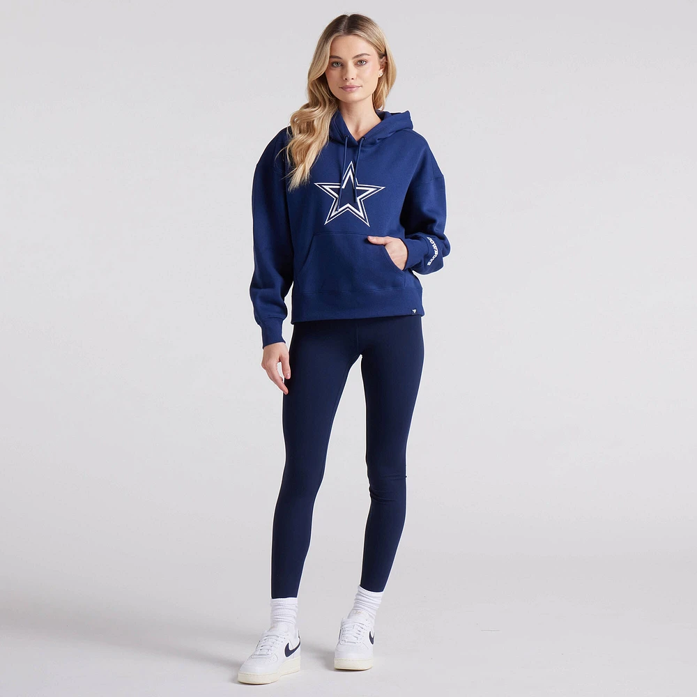 Women's Fanatics Navy Dallas Cowboys Legacy Fleece Pullover Hoodie