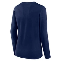 Women's Fanatics Navy Dallas Cowboys Next Long Sleeve T-Shirt