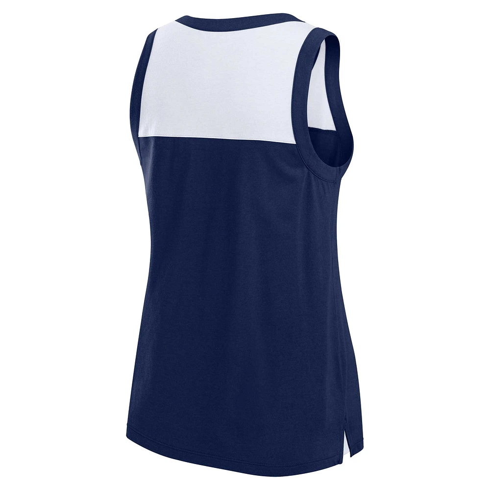 Women's Fanatics Navy Dallas Cowboys Sequin Tank Top