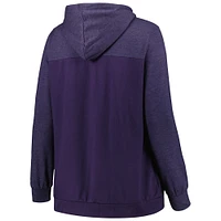 Women's Fanatics Purple Dallas Cowboys Plus City Ties Full-Zip Hoodie